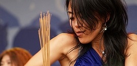 Japán ütőegyüttes a Sportcsarnokban Japán ütőegyüttes a Sportcsarnokban