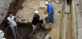 Kossuth tér: beton ömlött a pincékbe Kossuth tér: beton ömlött a pincékbe