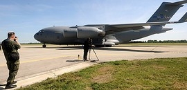 Szolgálatba állt az első C-17-es Pápán Szolgálatba állt az első C-17-es Pápán