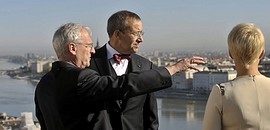 Az észt államfőt fogadta Sólyom