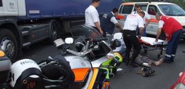 Májustól motoros mentők az M60-on Májustól motoros mentők az M60-on