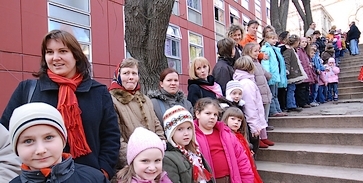 Némán tüntettek a Belvárosiért Némán tüntettek a Belvárosiért