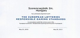 Európa legjobbjai között a Szerencsejáték Zrt.