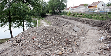 Július végére kész a Balokány-sétány Július végére kész a Balokány-sétány