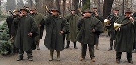 Vadászkürtösök a belvárosban Vadászkürtösök a belvárosban