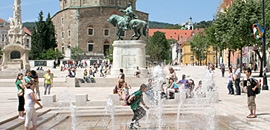 A szökőkút nem közfürdő! - VIDEÓ