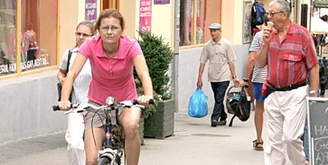 Biciklisek számára zárva a fél város Biciklisek számára zárva a fél város
