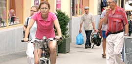 Biciklisek számára zárva a fél város Biciklisek számára zárva a fél város