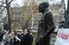 Demonstráció Károlyi védelmében Demonstráció Károlyi védelmében