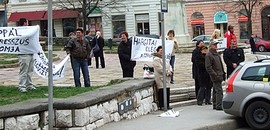 Baloldaliak tüntettek Orbán ellen