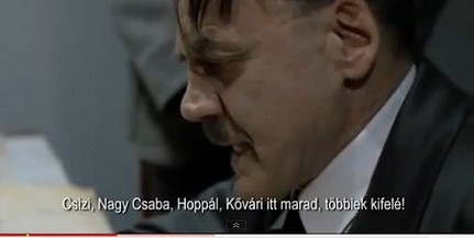 Páva Zsoltot egy videón Hitlerként ábrázolják Páva Zsoltot egy videón Hitlerként ábrázolják