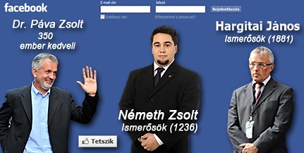 Pávát 350-en lájkolják, Németh az országházban is fészbukkozik
