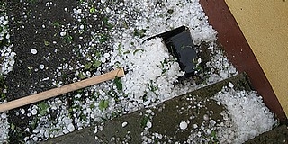 Hatalmas jégeső Drávasztárán - FOTÓK Hatalmas jégeső Drávasztárán - FOTÓK