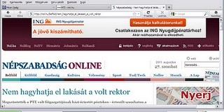 Ez, igen... A Népszabadság rabosította a PTE volt rektorát...