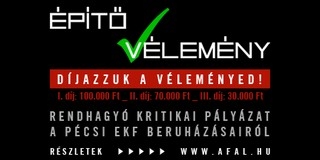 Még két hétig várják az írásokat az EKF új épületeiről és köztereiről Még két hétig várják az írásokat az EKF új épületeiről és köztereiről