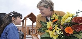 Szili Katalin Tiszabőn óvodát avatott