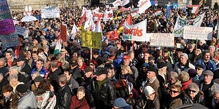 Tüntetett a Szolidaritás - a Fidesz szerint bukott balliberálisok vonultak utcára Tüntetett a Szolidaritás - a Fidesz szerint bukott balliberálisok vonultak utcára