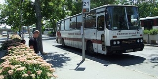 A szauna kismiska a Pannon Volán buszaihoz képest a beragadt ablakok miatt A szauna kismiska a Pannon Volán buszaihoz képest a beragadt ablakok miatt