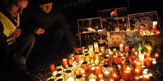 Az izraeli nagykövetség előtt tüntettek Gáza miatt Pesten