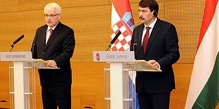 Áder János Pécsett: példaértékűek a magyar-horvát kapcsolatok Áder János Pécsett: példaértékűek a magyar-horvát kapcsolatok