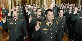 Letette esküjét az Országgyűlési Őrség Letette esküjét az Országgyűlési Őrség