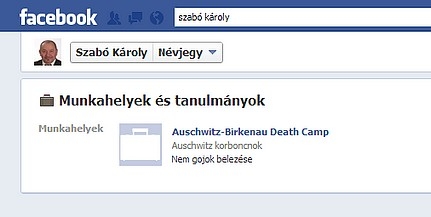 Feltörték egy komlói jobbikos adatlapját, így került rá munkahelyként „Auschwitz” Feltörték egy komlói jobbikos adatlapját, így került rá munkahelyként „Auschwitz”
