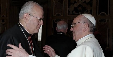 Ferenc pápával találkozott Erdő Péter Ferenc pápával találkozott Erdő Péter