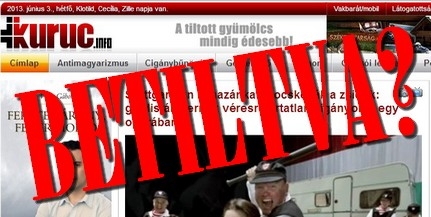 Blokkolhatnak internetes tartalmakat: lekapcsolják a kuruc.infot? Blokkolhatnak internetes tartalmakat: lekapcsolják a kuruc.infot?