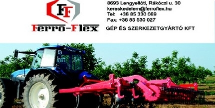 A Ferro-Flex a fenntartható elveknek megfelelve készíti a talajművelő gépeit A Ferro-Flex a fenntartható elveknek megfelelve készíti a talajművelő gépeit