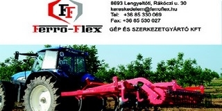 A Ferro-Flex a fenntartható elveknek megfelelve készíti a talajművelő gépeit A Ferro-Flex a fenntartható elveknek megfelelve készíti a talajművelő gépeit