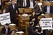 Az LMP szirénával szakította félbe a parlamenti ülést
