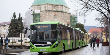 Újabb öt modern busz érkezett Pécsre Újabb öt modern busz érkezett Pécsre