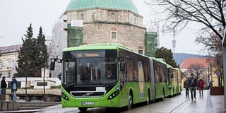 Újabb öt modern busz érkezett Pécsre Újabb öt modern busz érkezett Pécsre