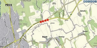 Megcsúszott a rézsű Pécs határában a régi hatoson Pest felé, de már helyreállt a forgalom Megcsúszott a rézsű Pécs határában a régi hatoson Pest felé, de már helyreállt a forgalom