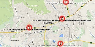 Így bénítják meg Pécs egyes részeit a hétfői szakszervezeti útlezárások - TÉRKÉP Így bénítják meg Pécs egyes részeit a hétfői szakszervezeti útlezárások - TÉRKÉP
