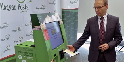 Csekkbefizető automatákat telepít a posta