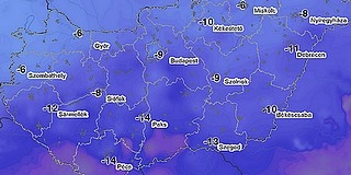 Pécsett volt a leghidegebb az országban Szilveszter éjjelén: -14 fok Pécsett volt a leghidegebb az országban Szilveszter éjjelén: -14 fok