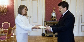 Átadta megbízólevelét az új amerikai nagykövet Átadta megbízólevelét az új amerikai nagykövet