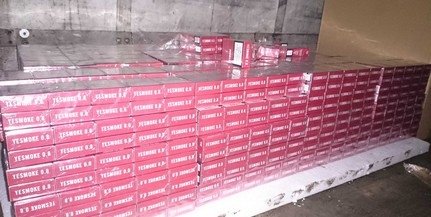 Csempészcigarettát találtak egy kamionban Pécsen Csempészcigarettát találtak egy kamionban Pécsen
