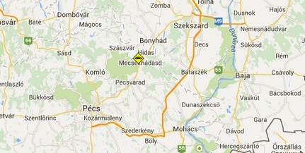 Felborult egy autó Mecseknádasd közelében Felborult egy autó Mecseknádasd közelében