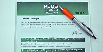 Már ötezren konzultáltak Páva Zsoltékkal Pécs jövőjéről - folyik a kérdőívek feldolgozása