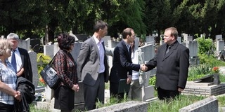 Nagy András emlékére táblát avatott Őri László Nagy András emlékére táblát avatott Őri László