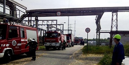 A hőerőműben gyakorlatoztak a pécsi tűzoltók A hőerőműben gyakorlatoztak a pécsi tűzoltók