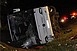 Autóbusz hajtott árokba az M5-ösön, sok a sérült Autóbusz hajtott árokba az M5-ösön, sok a sérült