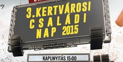 Csizi Péter nyitja meg a III. Kertvárosi Családi Napot Csizi Péter nyitja meg a III. Kertvárosi Családi Napot