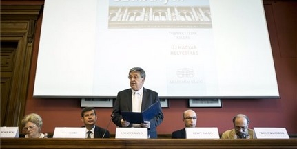 Bemutatták az új helyesírási szabályzatot Bemutatták az új helyesírási szabályzatot