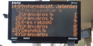 Pécsett hétfőtől négy buszmegállóban táblák jelzik, mikor érkeznek a járatok Pécsett hétfőtől négy buszmegállóban táblák jelzik, mikor érkeznek a járatok