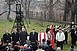 Kicsinyített aknatornyot avattak fel a pécsi Bányász parkban Kicsinyített aknatornyot avattak fel a pécsi Bányász parkban