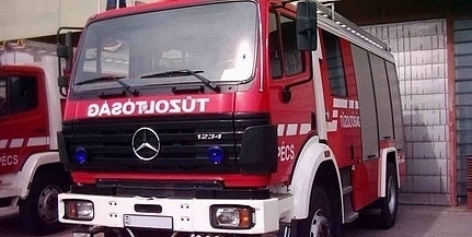 Lángra kapott a száraz fű a Lőtéri domboknál Lángra kapott a száraz fű a Lőtéri domboknál