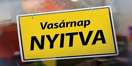 Mostantól ismét nyitva tarthatnak a boltok vasárnap Mostantól ismét nyitva tarthatnak a boltok vasárnap
